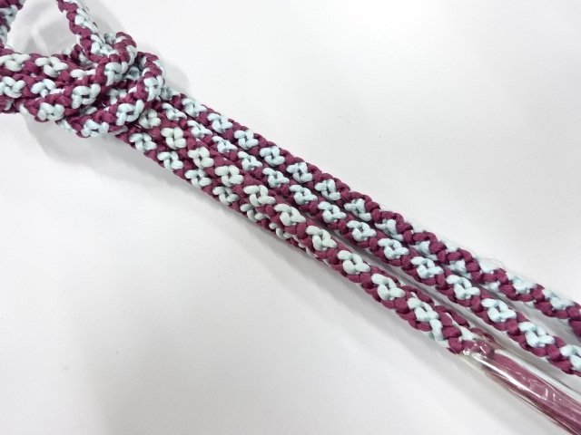JAPANESE KIMONO / UNUSED HAND-TIED OBIJIME